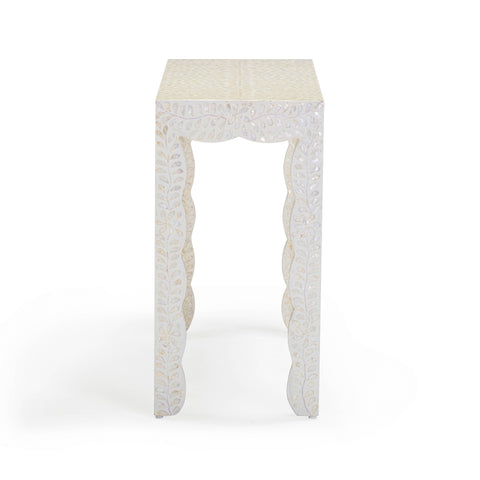 Colette Rivoli 43" Natural Capiz Shell Console Table - image 4