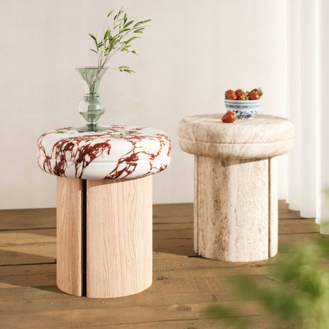 Vivienne Sorrento Textured Concrete Indoor / Outdoor Side Table - image 2