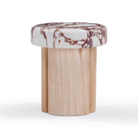 Vivienne Sorrento Textured Concrete Indoor / Outdoor Side Table - image 3