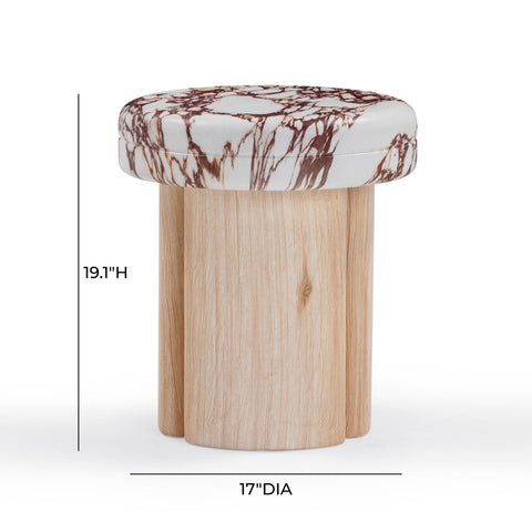 Vivienne Sorrento Textured Concrete Indoor / Outdoor Side Table - image 8