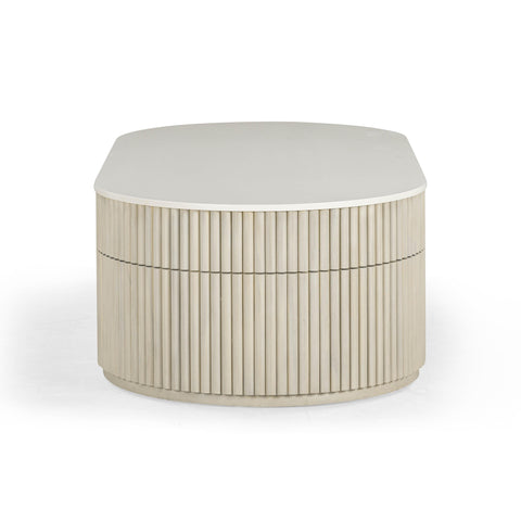 Alessia Capri 52" Cream Large Storage Coffee Table - image 5