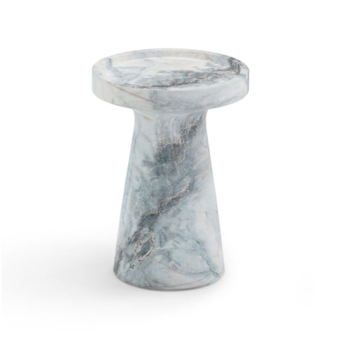 Faux Aegean Marble Indoor/Outdoor Side Table - image 5