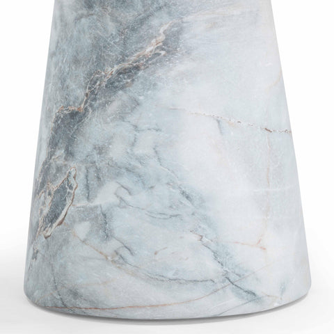 Faux Aegean Marble Indoor/Outdoor Side Table - image 7
