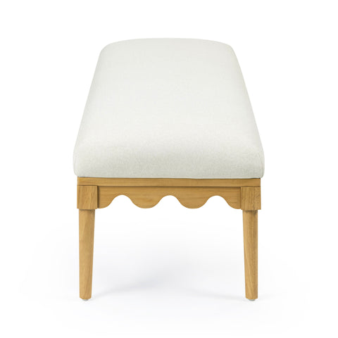 Sabine Provence 56.5" Performance Vegan Mohair Bench - image 4
