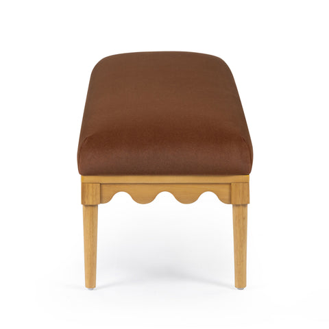 Sabine Provence 56.5" Performance Vegan Mohair Bench - image 4