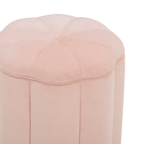 Ines Garda Textured Performance Velvet Storage Ottoman - image 4