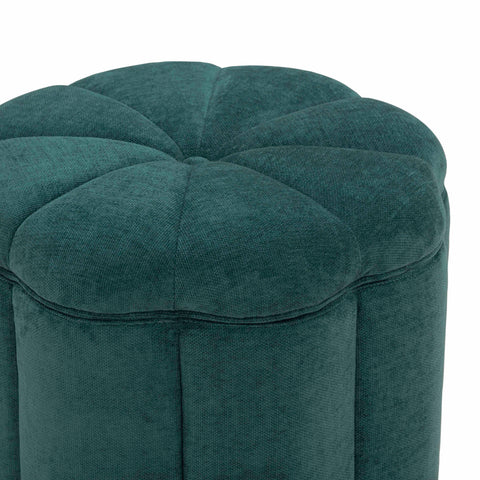 Ines Garda Textured Performance Velvet Storage Ottoman - image 4