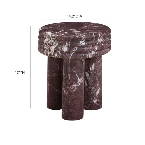 Colette Devereux Concrete Indoor/Outdoor Round Side Table - image 8