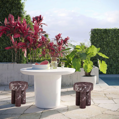 Colette Devereux Concrete Indoor/Outdoor Round Side Table - image 2