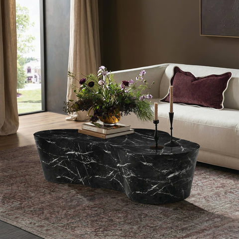 Elodie StClair 59" Concrete Indoor/Outdoor Coffee Table - image 2