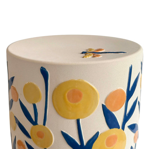 Colette Chantilly Ceramic Summer Garden Indoor/Outdoor Table - image 3