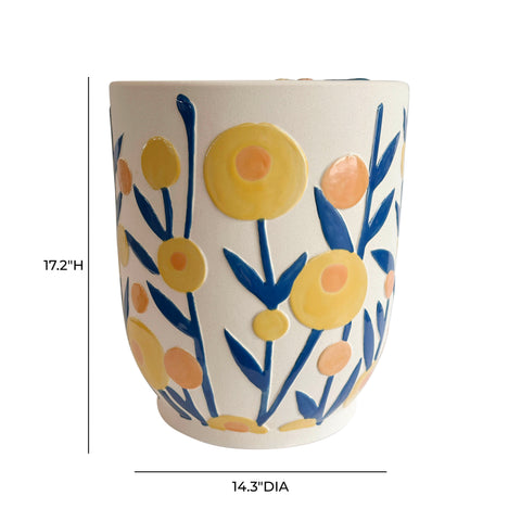 Colette Chantilly Ceramic Summer Garden Indoor/Outdoor Table - image 4