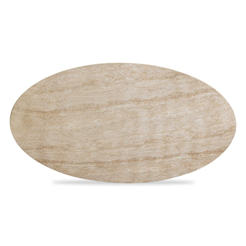 Juliette StClair 51" Faux Travertine Indoor/Outdoor Concrete Coffee Table - image 6
