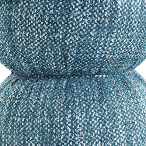 Leonie Verona Ruched Performance Fabric Game Ottoman - image 5