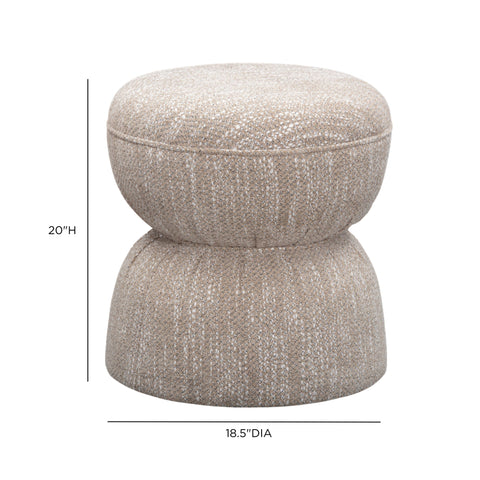 Leonie Verona Ruched Performance Fabric Game Ottoman - image 6