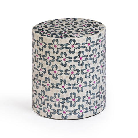 Aurelia Montrose Capiz Shell Accent Stool - image 3