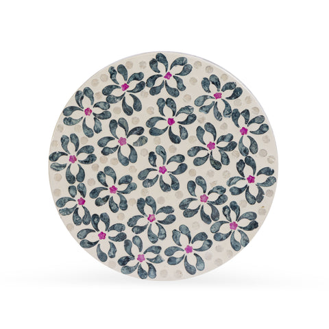Aurelia Montrose Capiz Shell Accent Stool - image 4