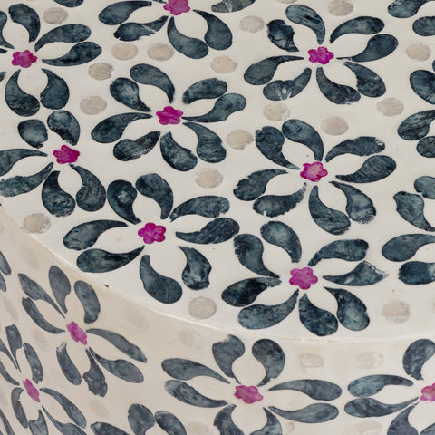 Aurelia Montrose Capiz Shell Accent Stool - image 5