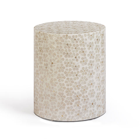 Aurelia Montrose Capiz Shell Accent Stool - image 1