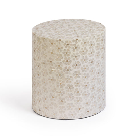 Aurelia Montrose Capiz Shell Accent Stool - image 3