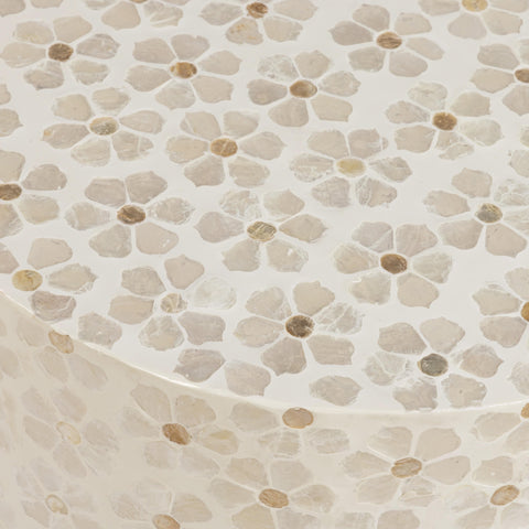 Aurelia Montrose Capiz Shell Accent Stool - image 5