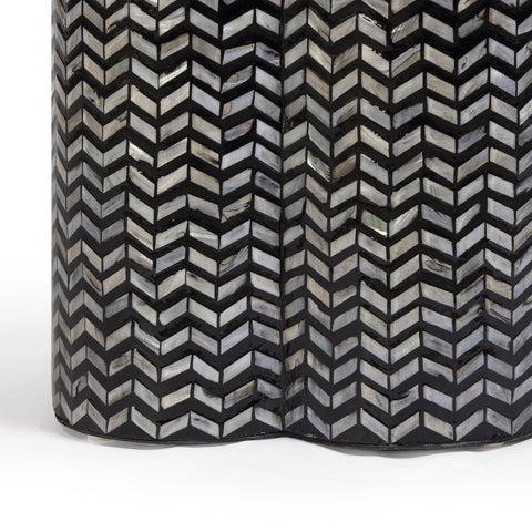 Anais Versailles Black Mother of Pearl Shell Side Table - image 6