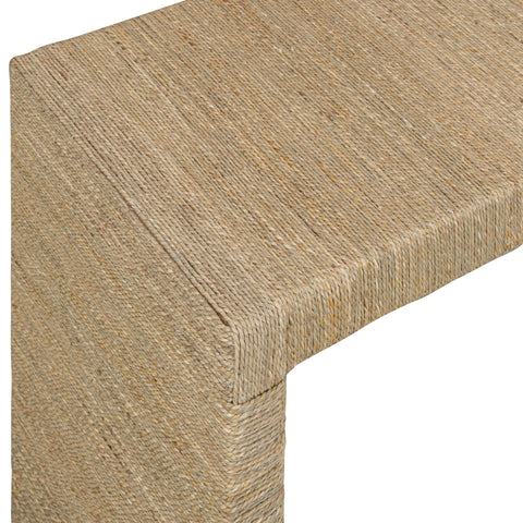 Odette Orleans 48" Natural Seagrass Console Table - image 4