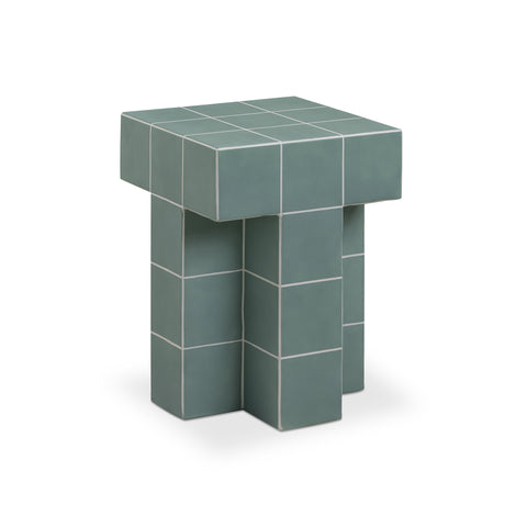 Rosalie Arden Tile Concrete Indoor/Outdoor Side Table - image 3