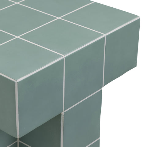 Rosalie Arden Tile Concrete Indoor/Outdoor Side Table - image 4