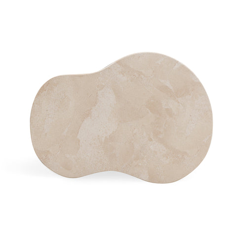 Rose Faux Marble Indoor/Outdoor Concrete Side Table - image 6
