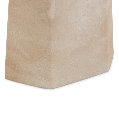 Rose Faux Marble Indoor/Outdoor Concrete Side Table - image 7