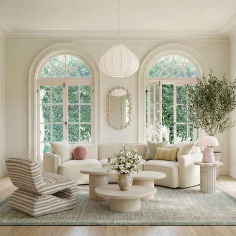 Juliette Lucerne Concrete Indoor/Outdoor Nesting Coffee Table Set - image 2