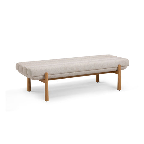 Giselle Marais 56" Textured Performance Fabric Bench - image 3