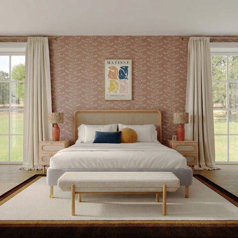 Giselle Marais 56" Textured Performance Fabric Bench - image 2