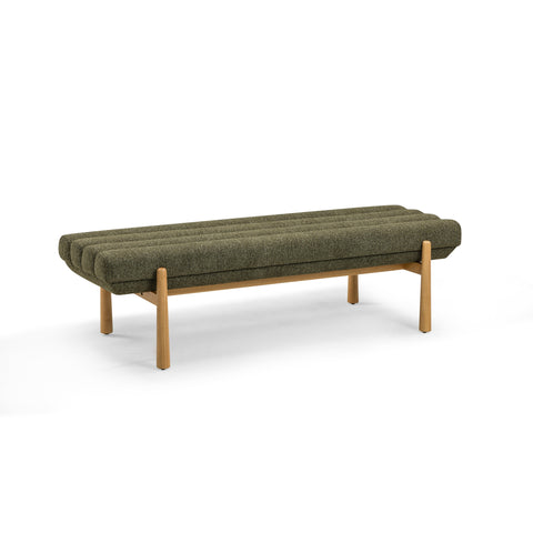 Giselle Marais 56" Textured Performance Fabric Bench - image 3