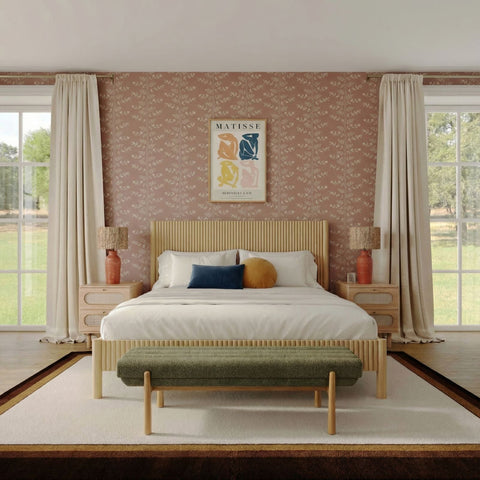 Giselle Marais 56" Textured Performance Fabric Bench - image 2