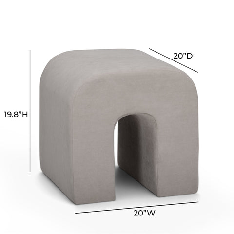 Florence Devereux Desi Performance Velvet Ottoman - image 7