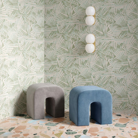 Florence Devereux Desi Performance Velvet Ottoman - image 2
