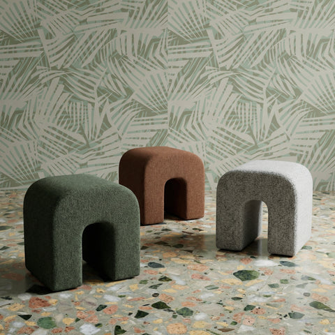 Florence Devereux Desi Woven Performance Fabric Ottoman - image 7