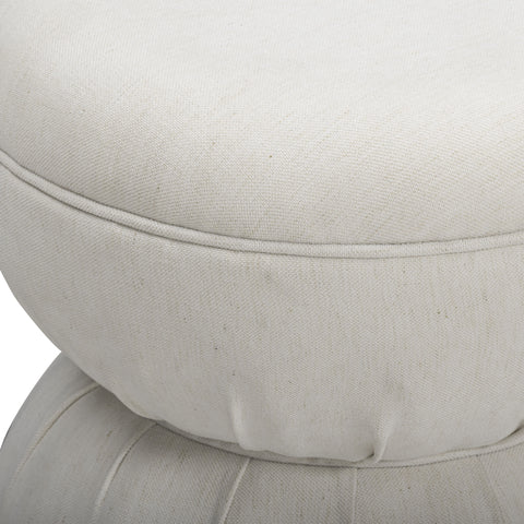 Leonie Verona Ruched Performance Fabric Game Ottoman - image 4