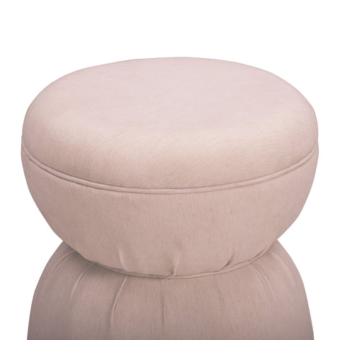 Leonie Verona Ruched Performance Fabric Game Ottoman - image 3