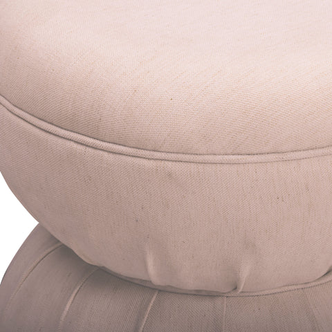 Leonie Verona Ruched Performance Fabric Game Ottoman - image 4