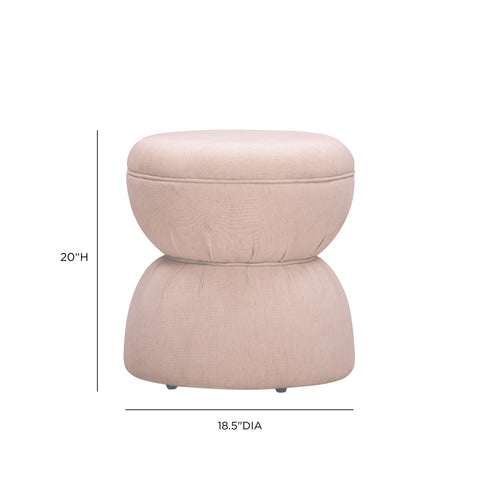 Leonie Verona Ruched Performance Fabric Game Ottoman - image 5