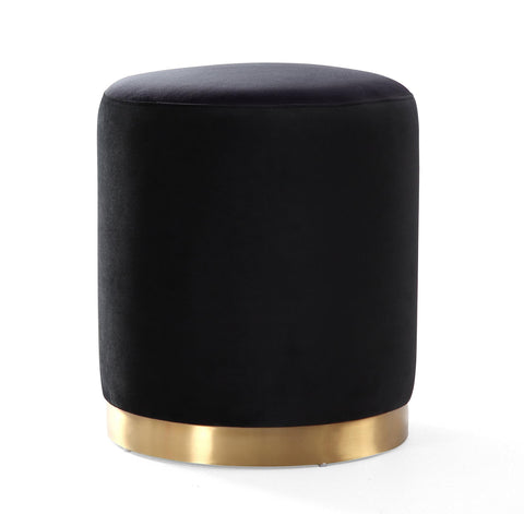 Valentina Provence Performance Velvet Ottoman - image 1