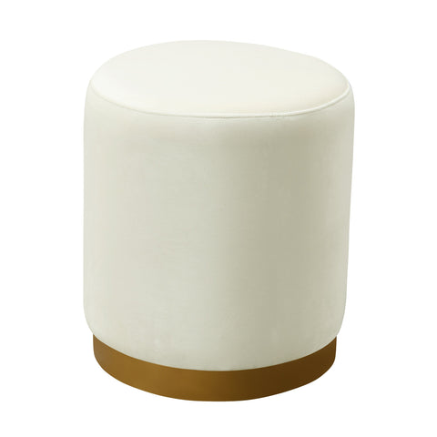 Valentina Provence Performance Velvet Ottoman - image 1