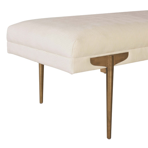 Aurelia Castaigne 53.5" Performance Velvet Bench - image 4