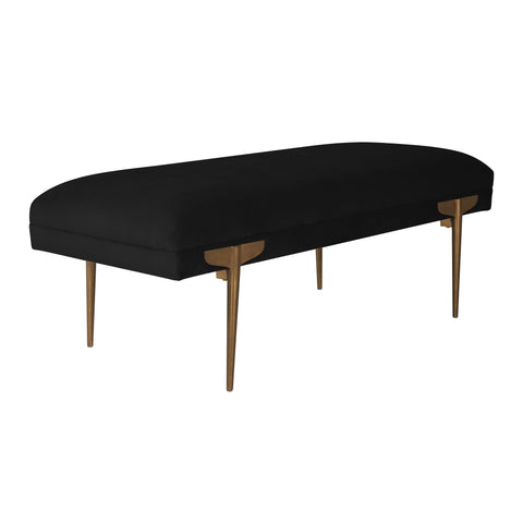 Aurelia Castaigne 53.5" Performance Velvet Bench - image 1