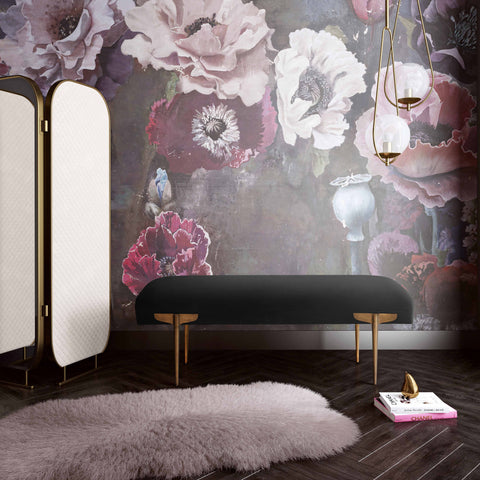 Aurelia Castaigne 53.5" Performance Velvet Bench - image 2