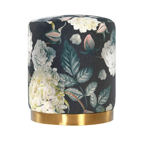 Valentina Provence Performance Velvet Ottoman - image 3