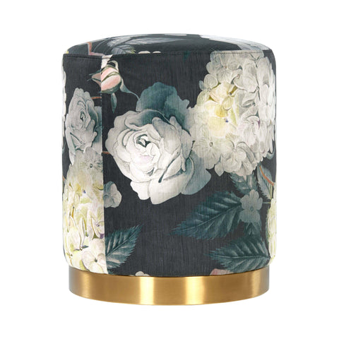 Valentina Provence Performance Velvet Ottoman - image 4